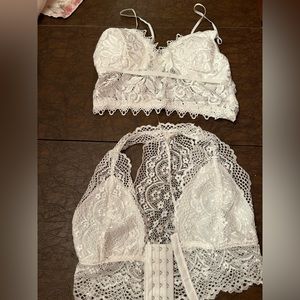 Brand new! 2 Lace Bralettes